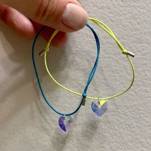 Swarovski heart crystal bracelets
